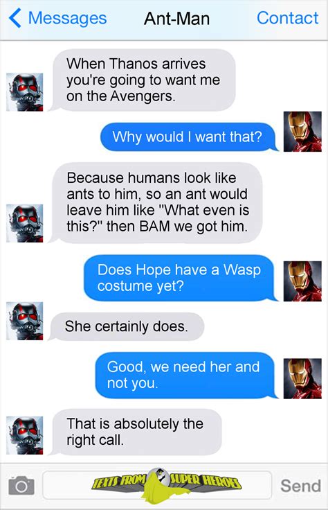 Texts From Superheroes | Superhero texts, Funny marvel memes, Marvel jokes