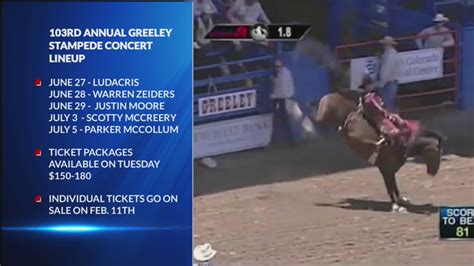 Greeley Stampede reveals summer concert lineup