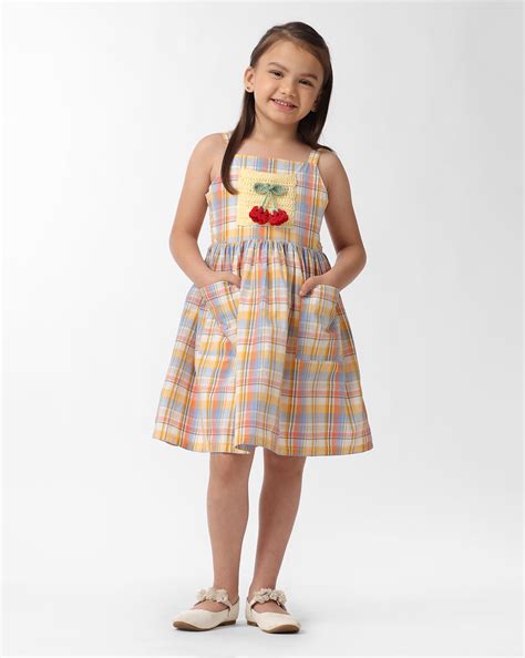 Girls Dress With Smocking Back