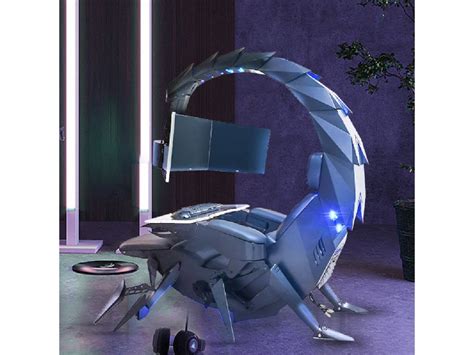 酷炫到没朋友！厂商推出蝎子款的可变形“肥宅快乐椅”……_椅子