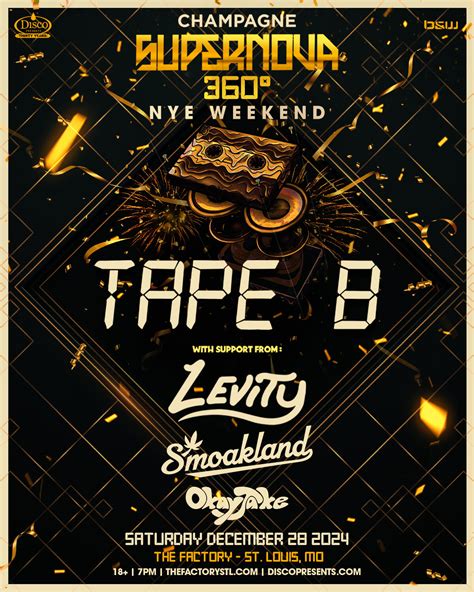 Tape B, Levity, Smoakland, OkayJake at The Factory - Disco Presents