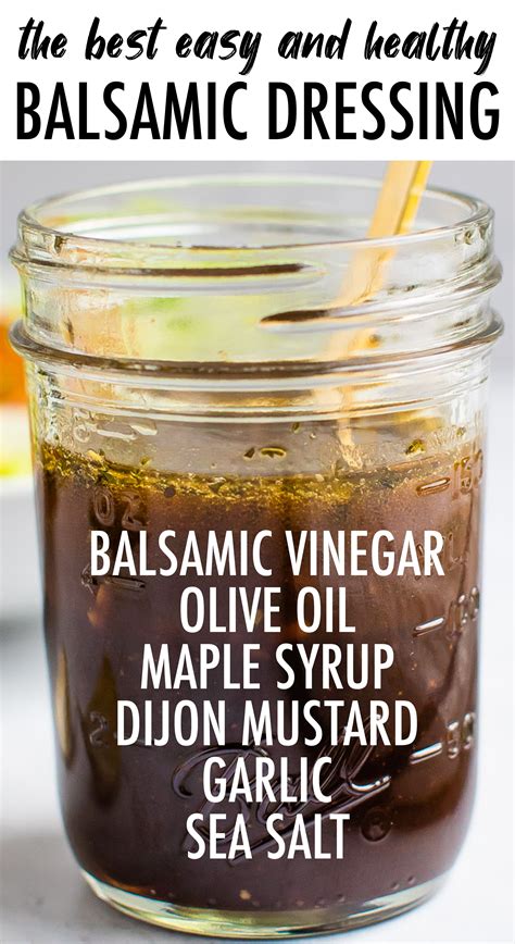 The best easy balsamic vinaigrette basic go to balsamic dressing – Artofit