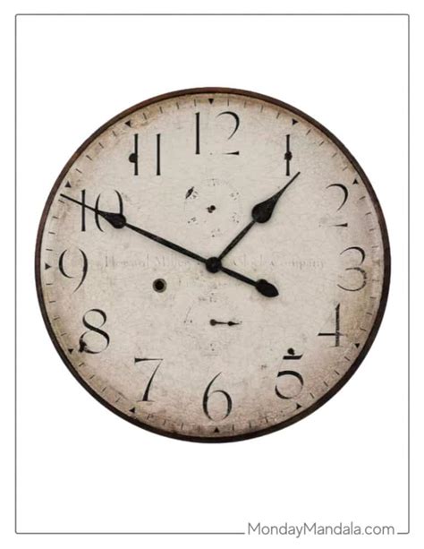 Image result for Clock Pattern Printable