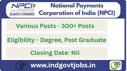 NPCI Recruitment 2026 – Apply Online for 100+ IT Vacancies for Freshers ...