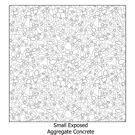 Biblioteca de patrones de Illustrator: Hormigón con áridos expuestos