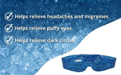 Cool Eye Pack.. Cooling Relaxation for Tired Eyes, Pain Relief, Redness ...