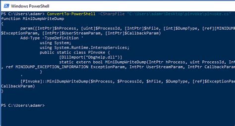 Image result for C# PowerShell Command