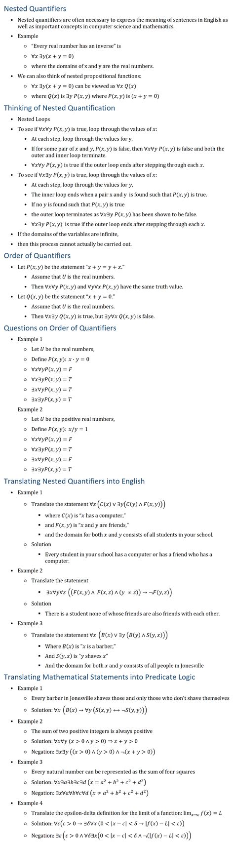 Image result for Nested Qiantifiers