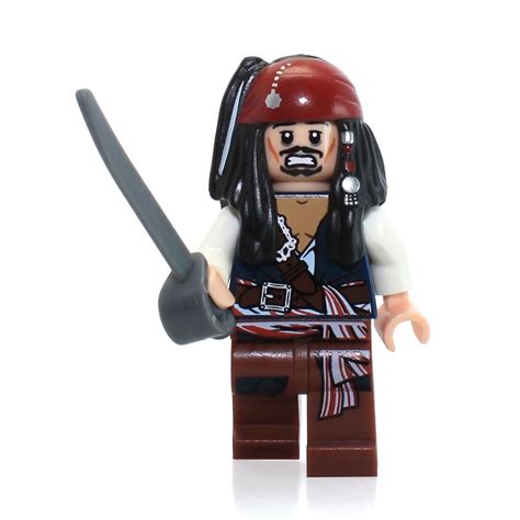Buy Jack Sparrow Lego Pirates of the Caribbean Minifigure Online at ...