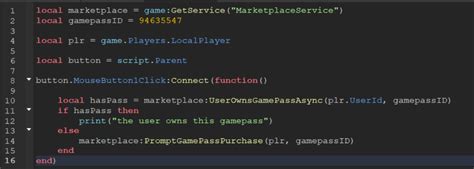 Image result for GamePass Script Roblox
