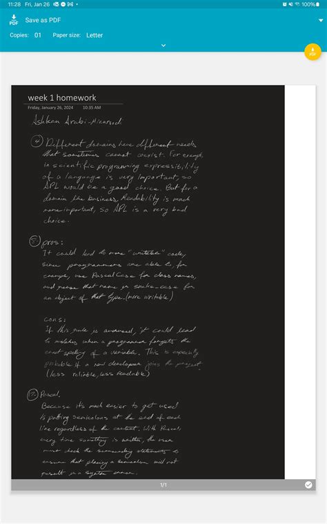 OneNote Android exports to PDF in dark mode if app is set to dark mode?? : r/OneNote