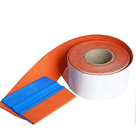 Ehdis 197" Car Squeegee Suede Felt Edge Soft Felt Scraper 1 Roll ...