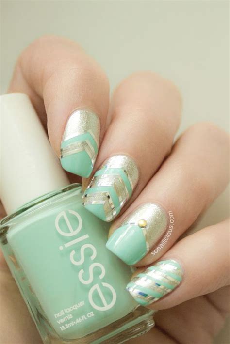 Image result for Mint Nail Tutorial