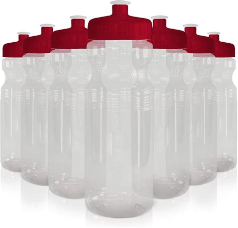 Amazon.com: Nitial 40 Pcs 23 oz Sports Squeeze Water Bottle Bulk ...