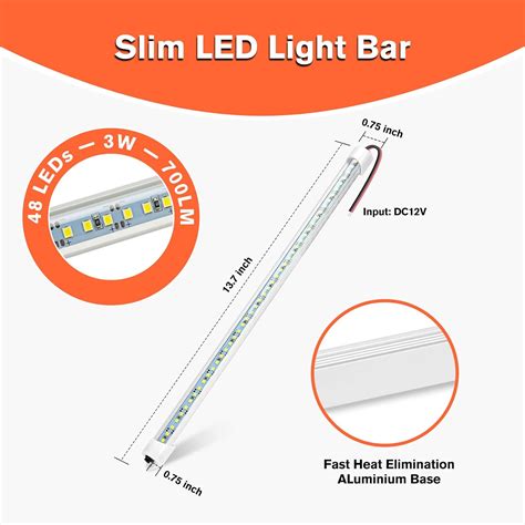 WELLUCK 12V Interior LED Light Bar, DC 12V LED Light Strip India | Ubuy