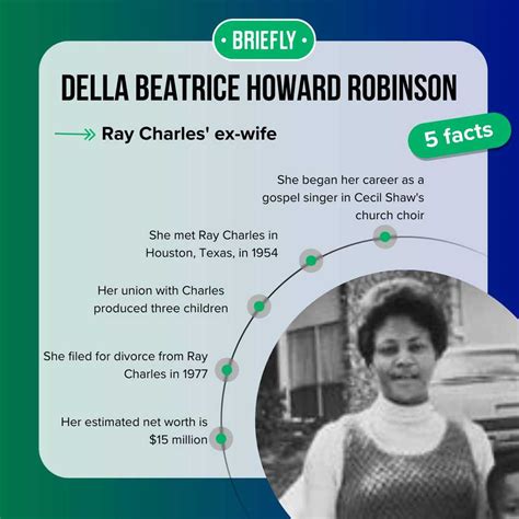 Who is Della Beatrice Howard Robinson, Ray Charles' ex-wife? - Briefly ...