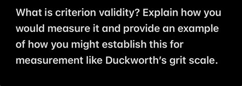 Image result for Criterion Validity Example