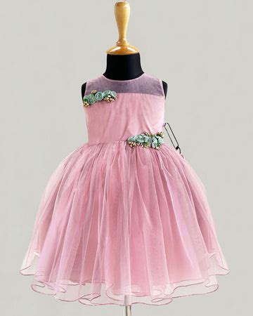 Peagreen Pleated Halter Neck Ruffled Frock. – Stanwells Kids