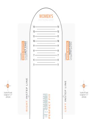 Payless Size Chart - Fill and Sign Printable Template Online
