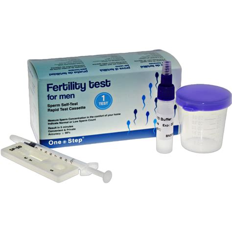 One Step: Fertility Test for Men, Indicate Normal or Low Sperm Count – 1 Test | Home Health UK