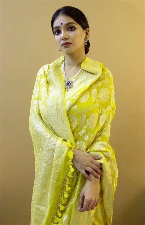 Lime Jacquard Work Soft Lichi Silk Saree for Women – Kalyanja