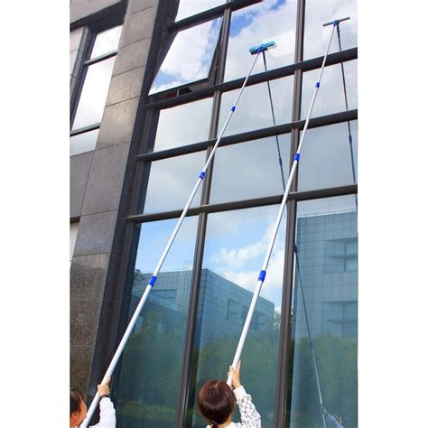 Aluminum Telescoping Squeegee Window Cleaner 2 In 1, Indoor/Outdoor ...