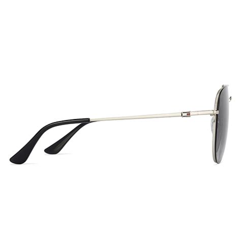 Shop online for Gunmetal Black Grey Gradient Full Rim Aviator Large ...