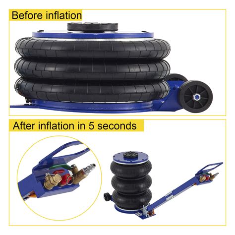 VEVOR Pneumatische Krik Lucht Krik 11000LBS Opblaasbare Krik 5T ...