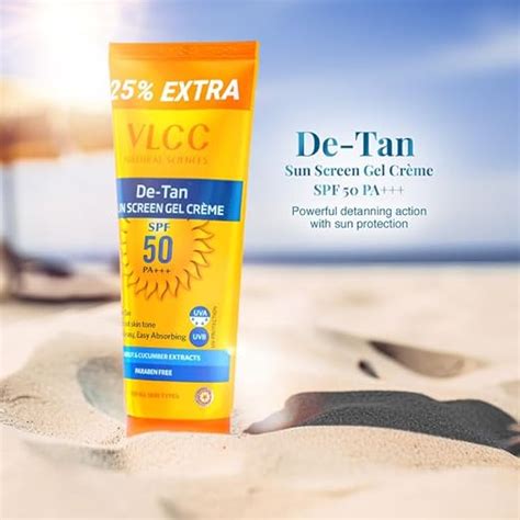 VLCC De Tan Sunscreen Gel Creme, Spf 50, 100g – Dealderma