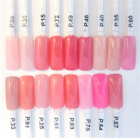 Pin on Dip Nails Color Swatches