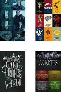 Game of Thrones Combo Poster set of Four Posters - game of thrones ...