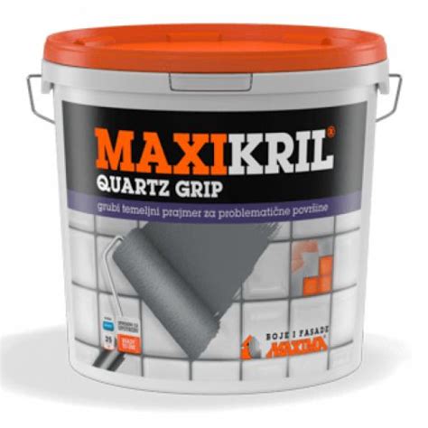Maxikril QUARTZ GRIP Grubi temeljni prajmer 1 kg - Alvos Beograd