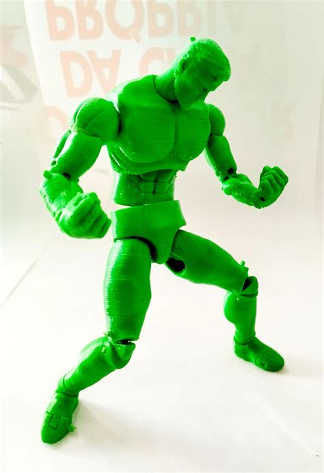 Superman Articulated Action figure 3D model 3D printable | CGTrader