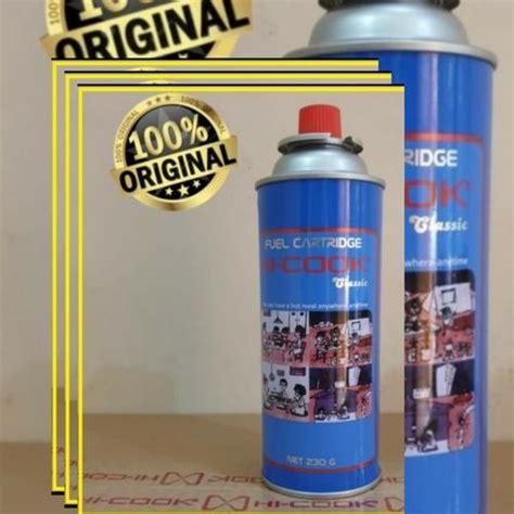 Jual GAS HI - COOK 230 gr asli / tabung gas portabel / gas kaleng ...