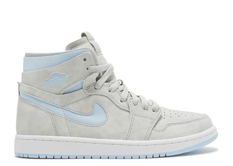 Wmns Jordan 1 High Zoom Comfort 'Cool Grey Light Blue' - Air Jordan ...
