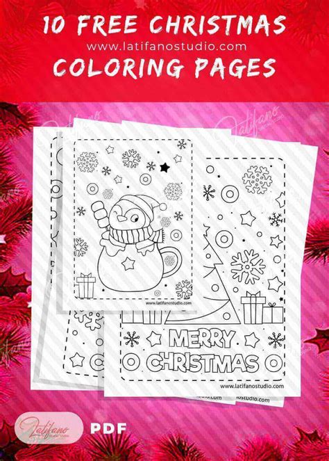 Free Christmas coloring pages - 10 Free Coloring pages - Free ...