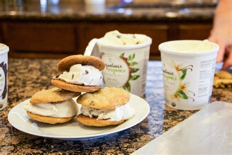 Ice Cream Cookie Sandwiches With Snoqualmie Organic Ice Cream – the ...