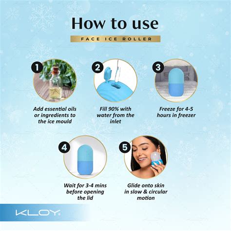 KLOY Ice Roller for Face, Neck, Body, Puffy Eyes and Facial Skin Care ...