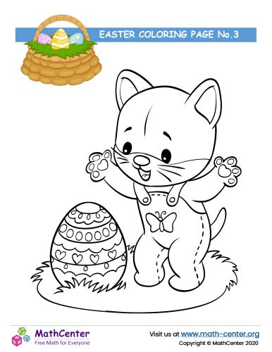 Pre-Kindergarten Coloring Activities: Animals Coloring Pages | Math Center