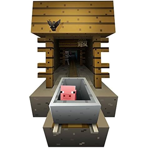 JINX Minecraft Mineshaft Removeable Wall Cling Decal India | Ubuy