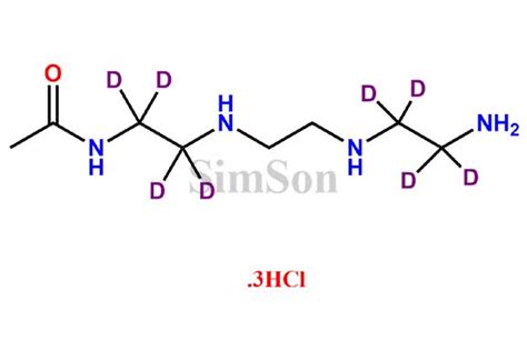 N1-Acetyl Triethylenetetramine-d8 TriHydrochloride | CAS No- 1429850-43 ...