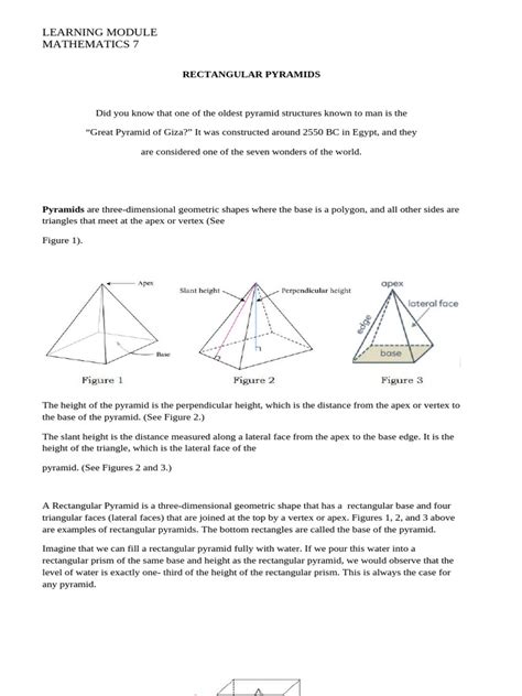 Rectangular Pyramid Math Antics 的图像结果