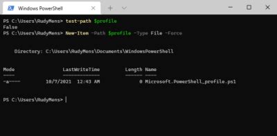 Image result for Using PowerShell Profile