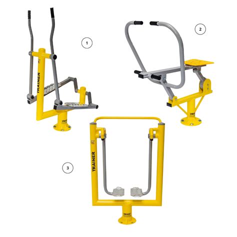Equipos de gimnasia al aire libre para adultos TRAINER