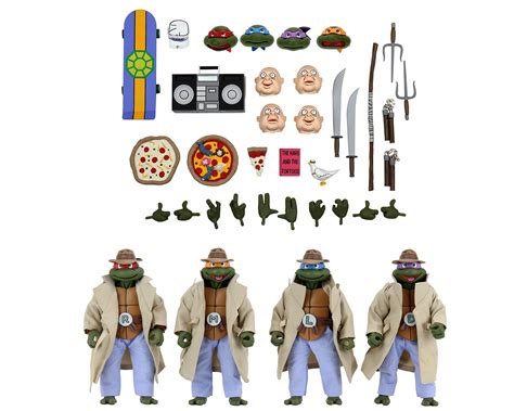 Teenage Mutant Ninja Turtles TMNT - Turtles in Disguise 4 Pack- Buy ...