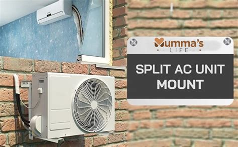 Mumma's LIFE Heavy Duty Air Conditioner Outdoor Ac Stand for 1 Ton, 1.1 ...