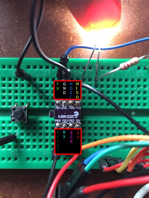 ATtiny85 Bootloader 的图像结果