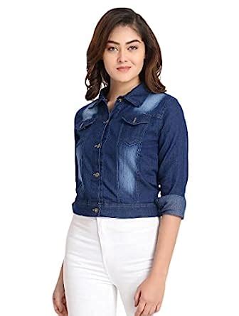 Buy HIRIKSHIKA FASHION Full Sleeve Regular Fit Solid Women Denim Jacket ...