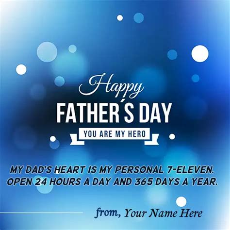 Love You Dad Card Image With Name