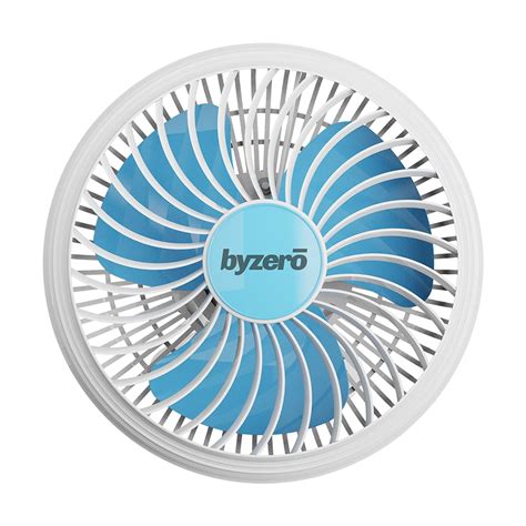 Buy BYZERO Garo Cabin Fan Cyan Blue-White 12 Inch |Versatile ...